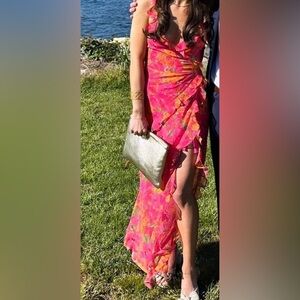 Rumored Floral Wrap Dress
